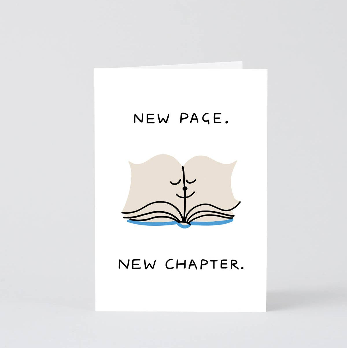 New Page New Chapter Greetings Card