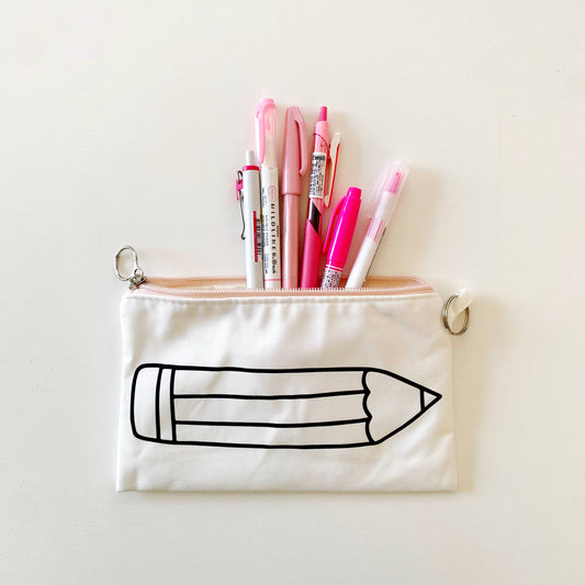 Pen + Pencil Pouch: Pencil Doodle