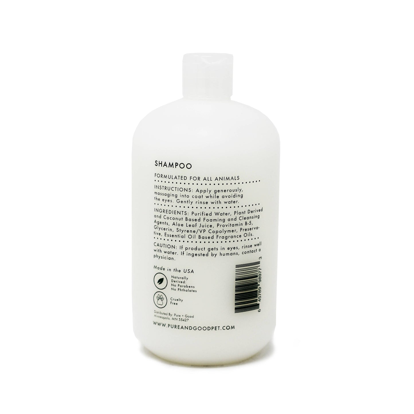 Pure + Good | Dog & Cat Shampoo | Cedarwood + Sage