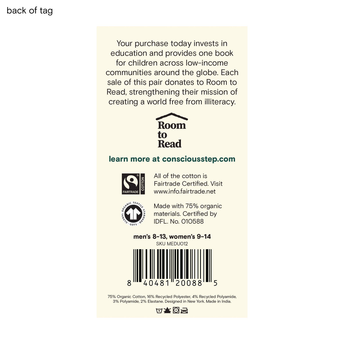Conscious Step | Socks that Give Books