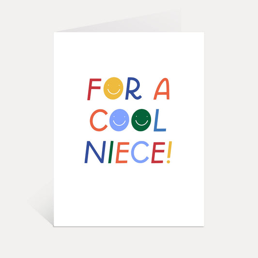 Just Follow Your Art | For A Cool Niece Greeting Card | Kid's Birthday Card