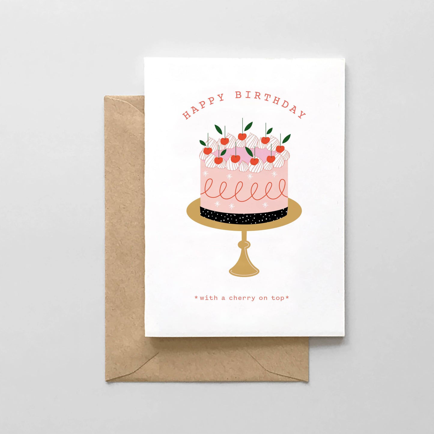 Spaghetti & Meatballs | Happy Birthday *with a cherry on top* Card