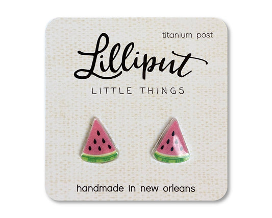 Lilliput Little Things | Watermelon Fruit Earrings