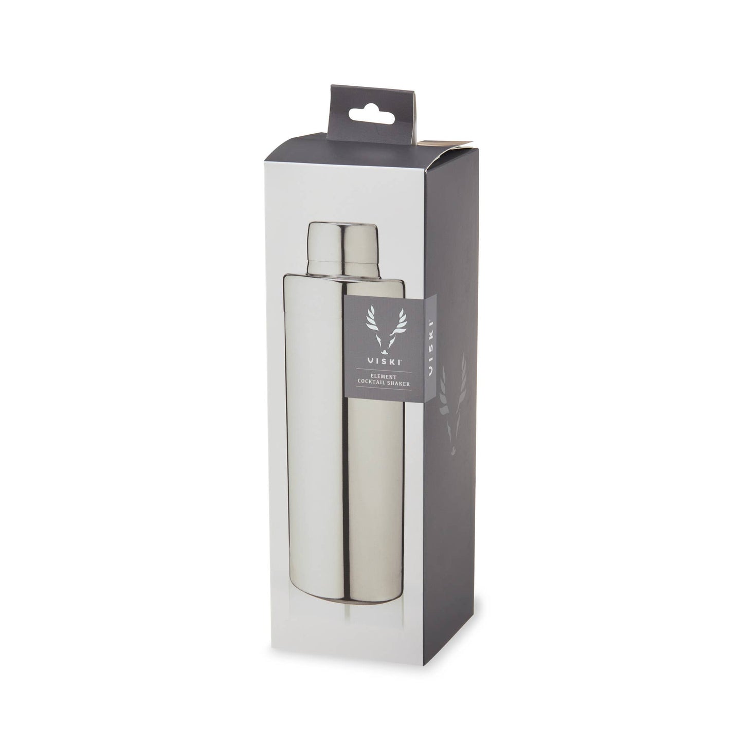Viski | Harrison Element Polished Stainless Steel Cocktail Shaker