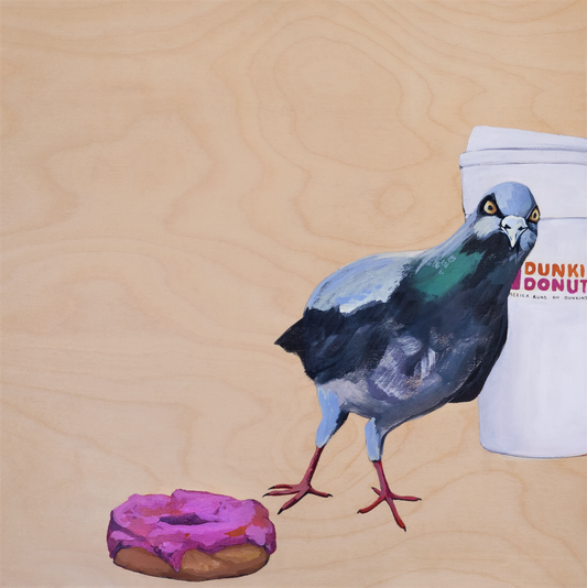 Flyn | Pigeons Run on Donuts Sticker