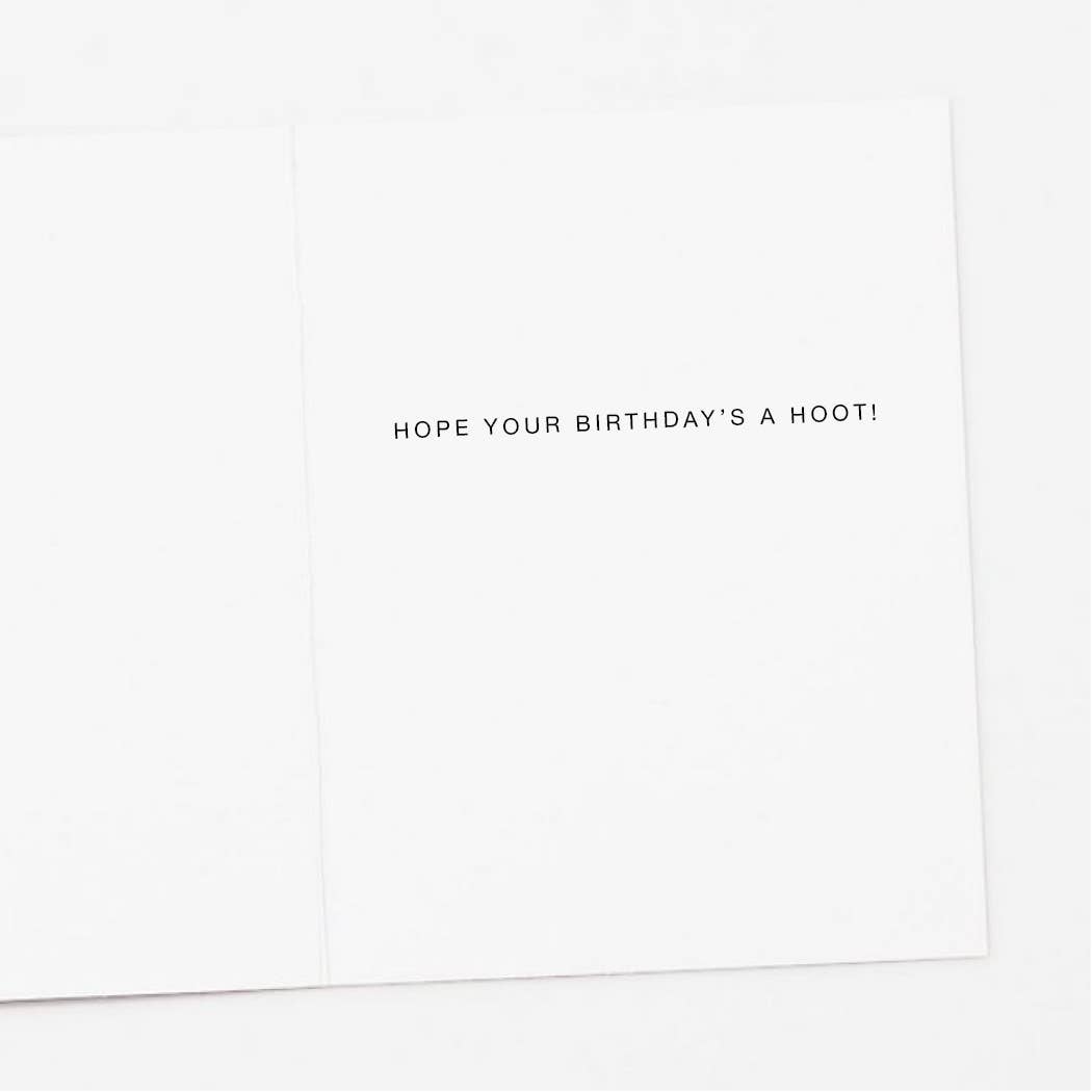 Apartment 2 Cards | Balloon Owl Birthday Greeting Card