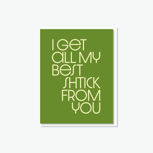 My Best Shtick