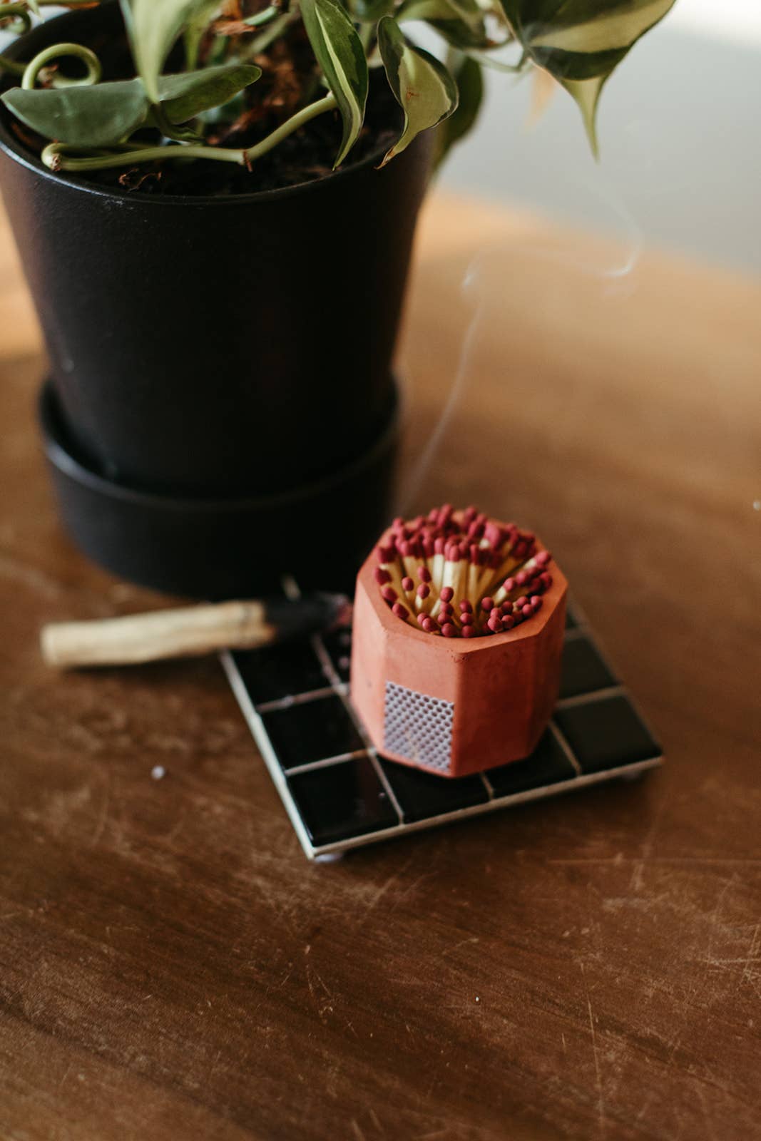 Tenn Prairie | Hand-poured Concrete Match Holder