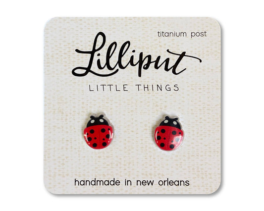 Lilliput Little Things | Ladybug Earrings
