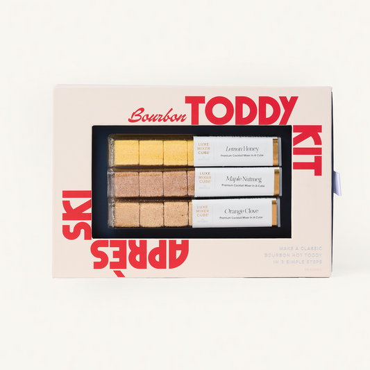 Bourbon Toddy Kit packaging on a white background