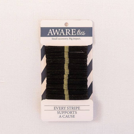 AWAREties | Green Stripe | Animal Rescue & Welfare Pack