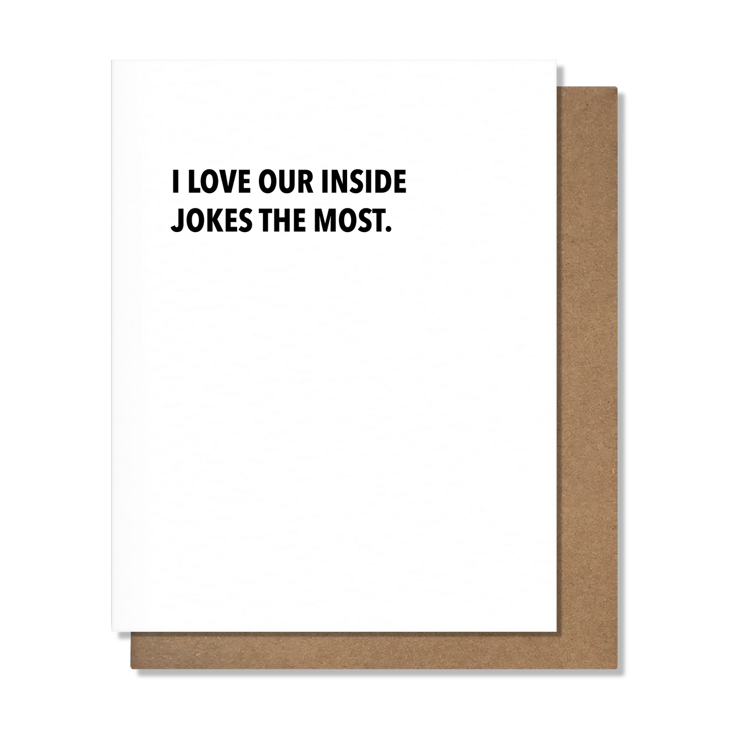 Pretty Alright Goods | Inside Jokes (Friendship Card)