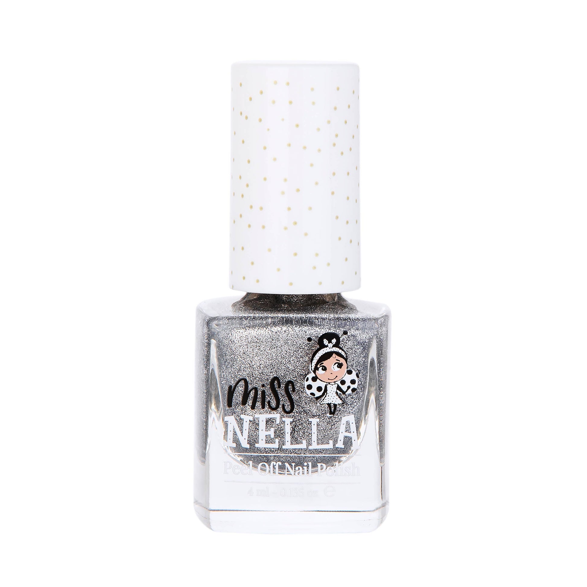 Nail polish bottle with 'Miss Nellie' branding on a white background