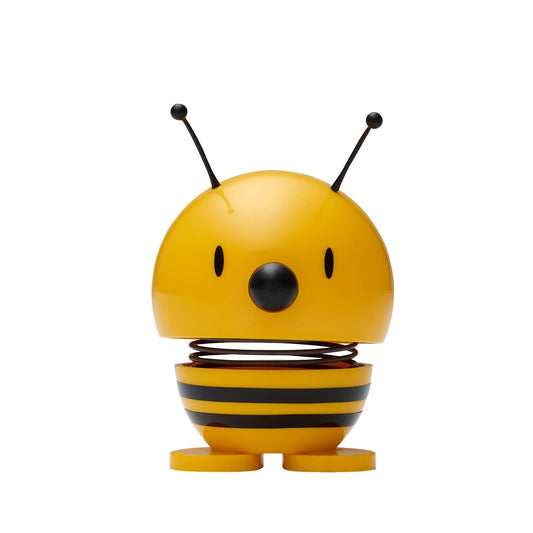 Toy bee figure on a white background