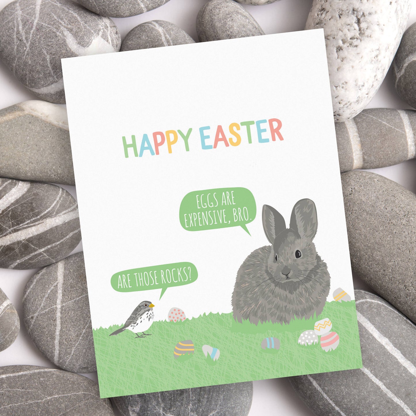 Modern Printed Matter | Expensive Eggs Easter Card