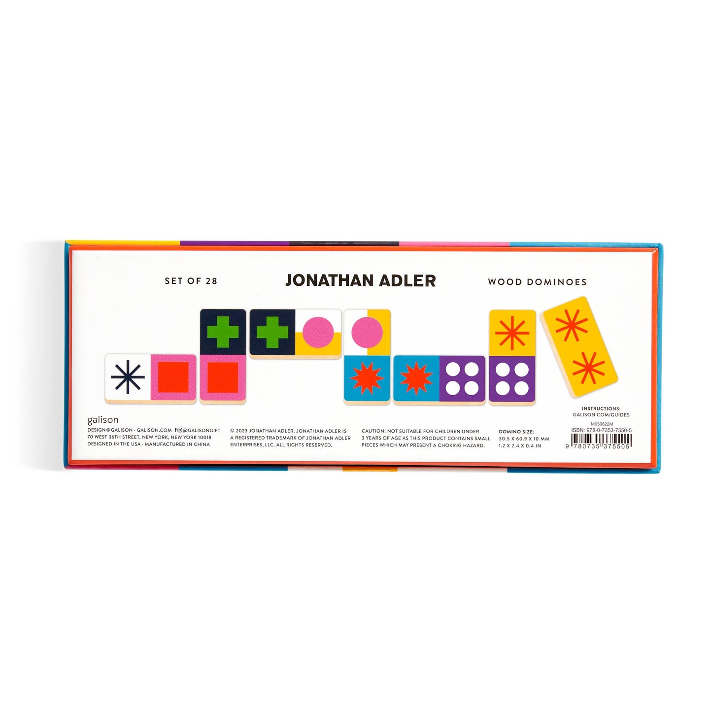 Chronicle Books | Jonathan Adler Helsinki Wood Domino Set