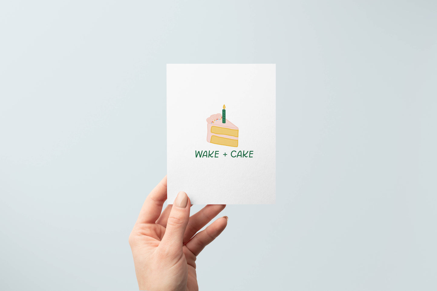 Just Follow Your Art | Wake + Cake Greeting Card | Funny Birthday Cards