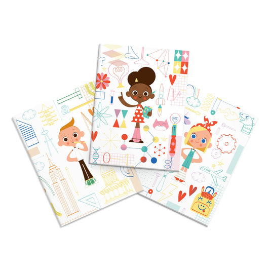 Ada Twist Scientist Stone Paper Notebook 3 Pack Gift Set