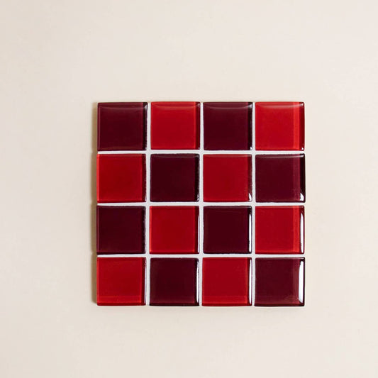 GLASS TILE COASTER - Mon Amour
