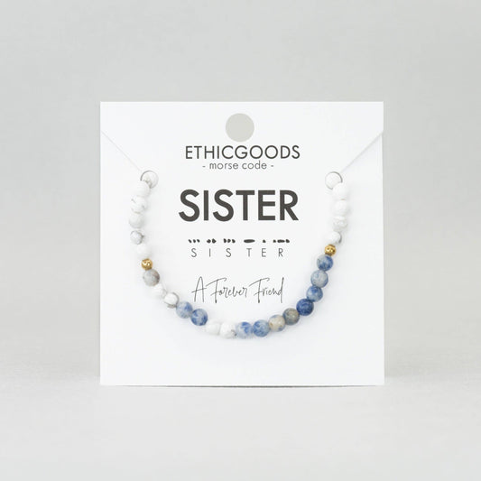 Ethic Goods | Morse Code Bracelet | Sister