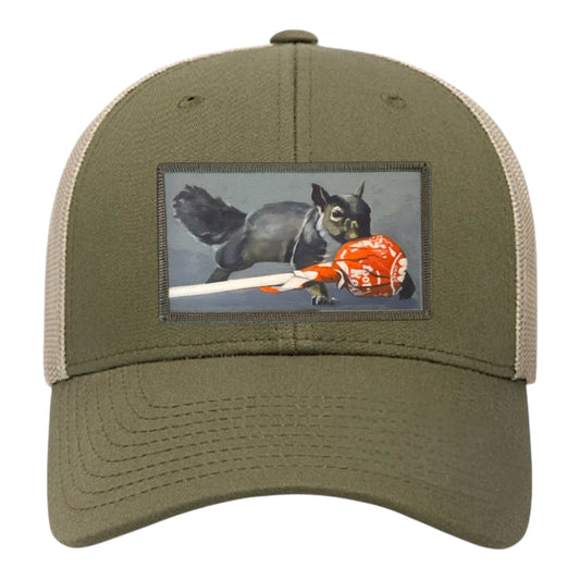 flyn_squirrel lollipop trucker hat