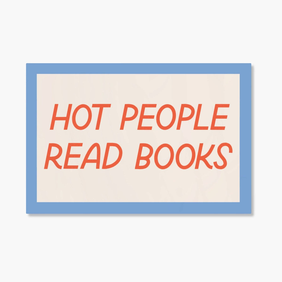 hot people read books sticker