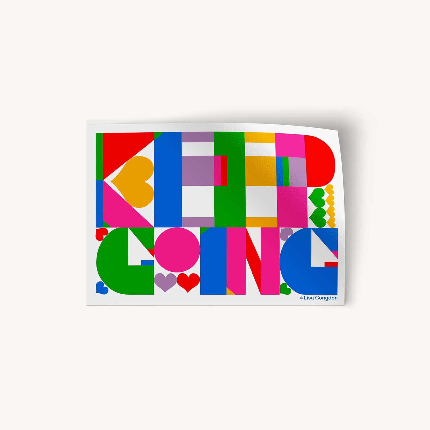 keep going sticker