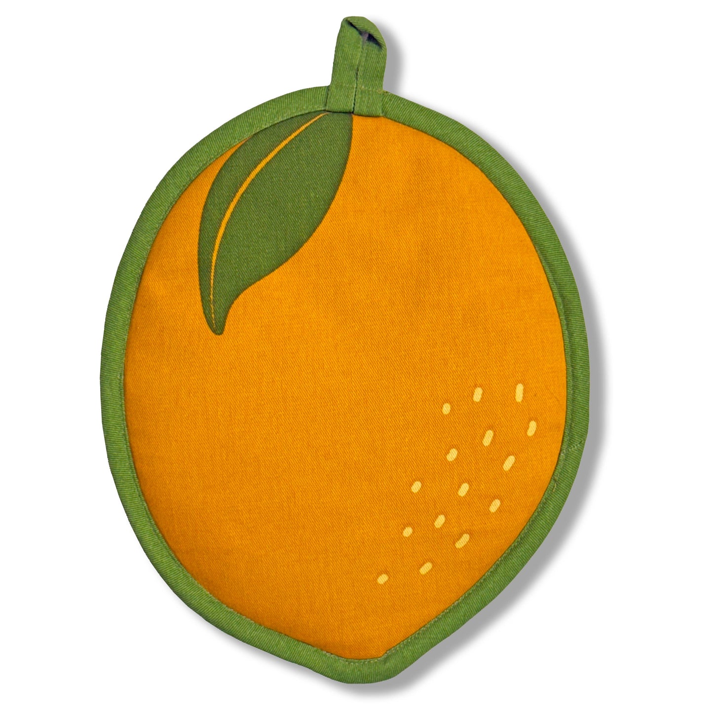 lemon shaped pot holder