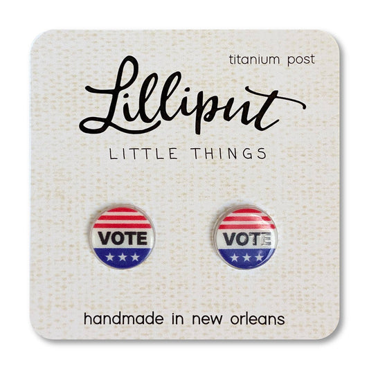 lilliput vote earrings