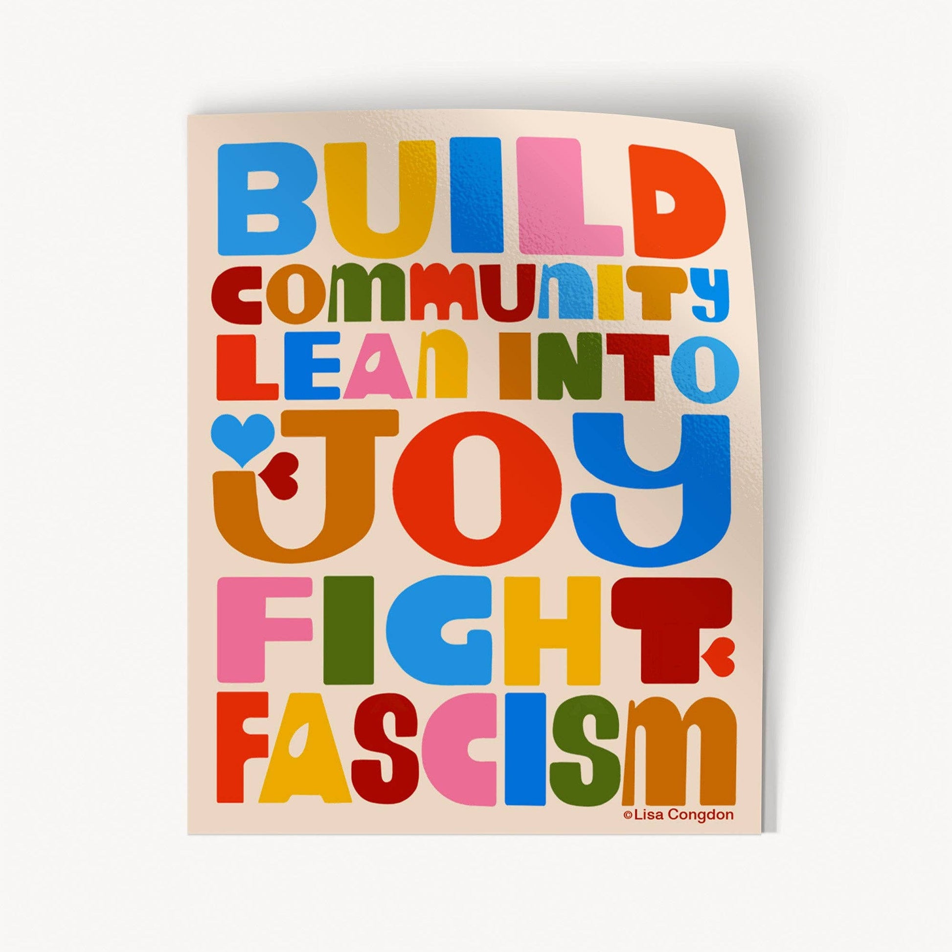 build community sticker
