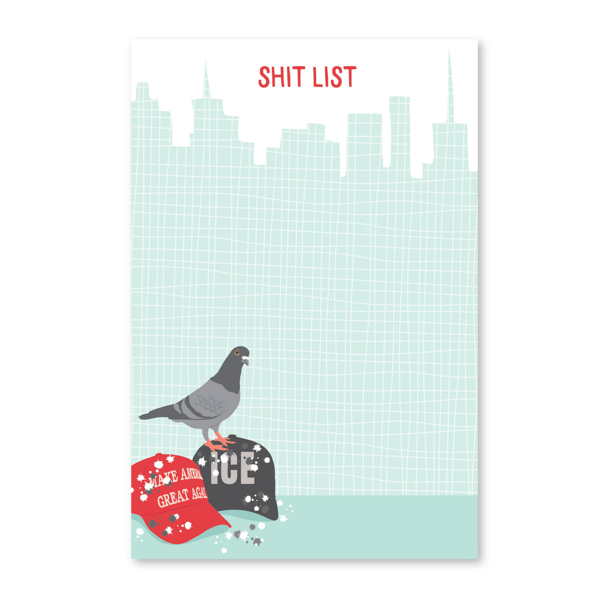 sh*t list holiday trump notebook