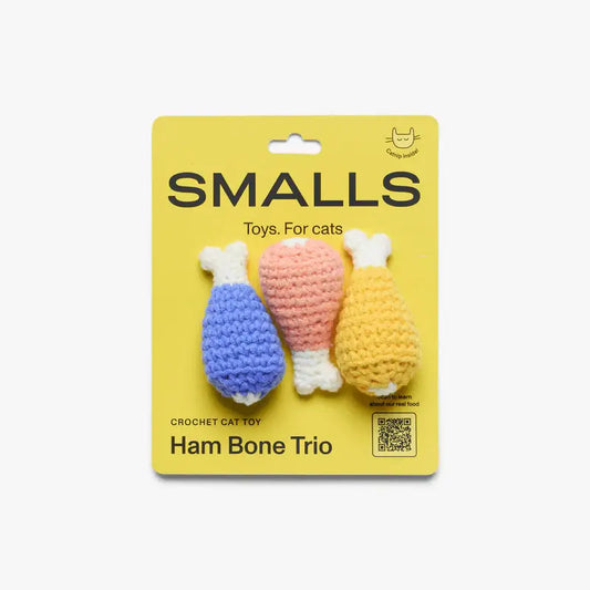 smalls cat toy ham bone trio