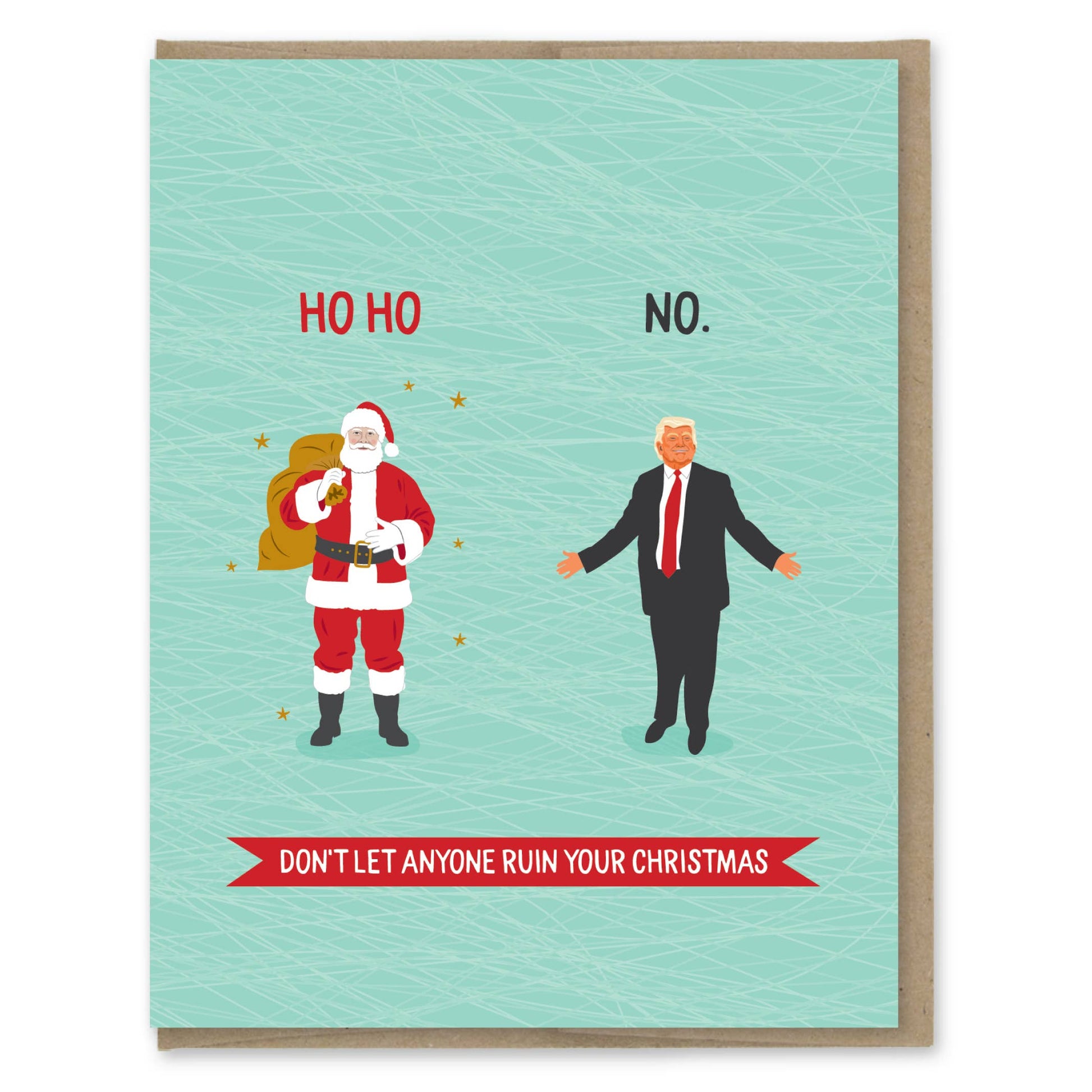 trump hoho no xmas card