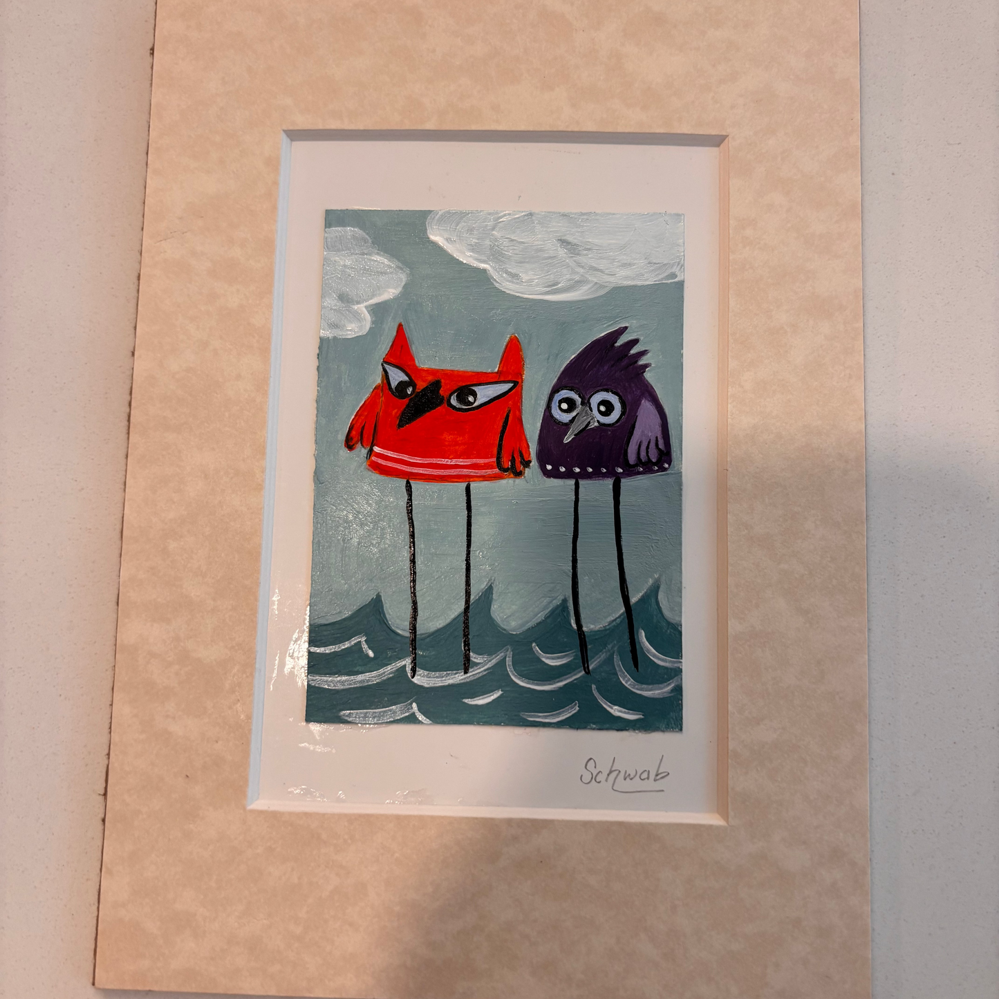 two birds