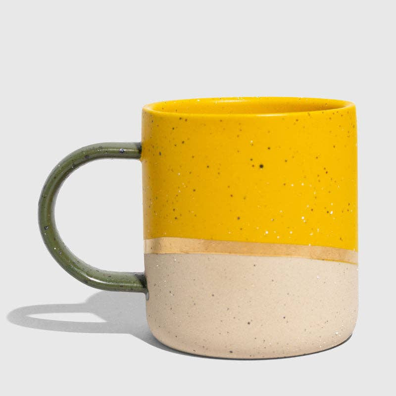 united by blue yellow ceramic mug