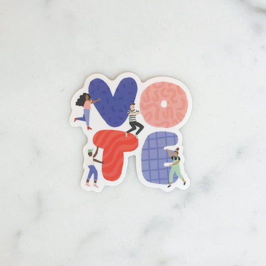 vote sticker