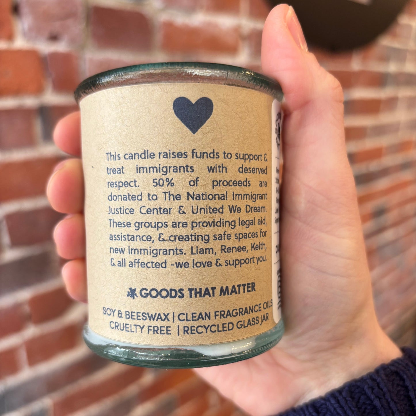 immigrant rights candle